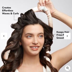 Kitsch The Satin Heatless Curling Set (1 Piece, Sunset Tie Dye) Hair Rollers